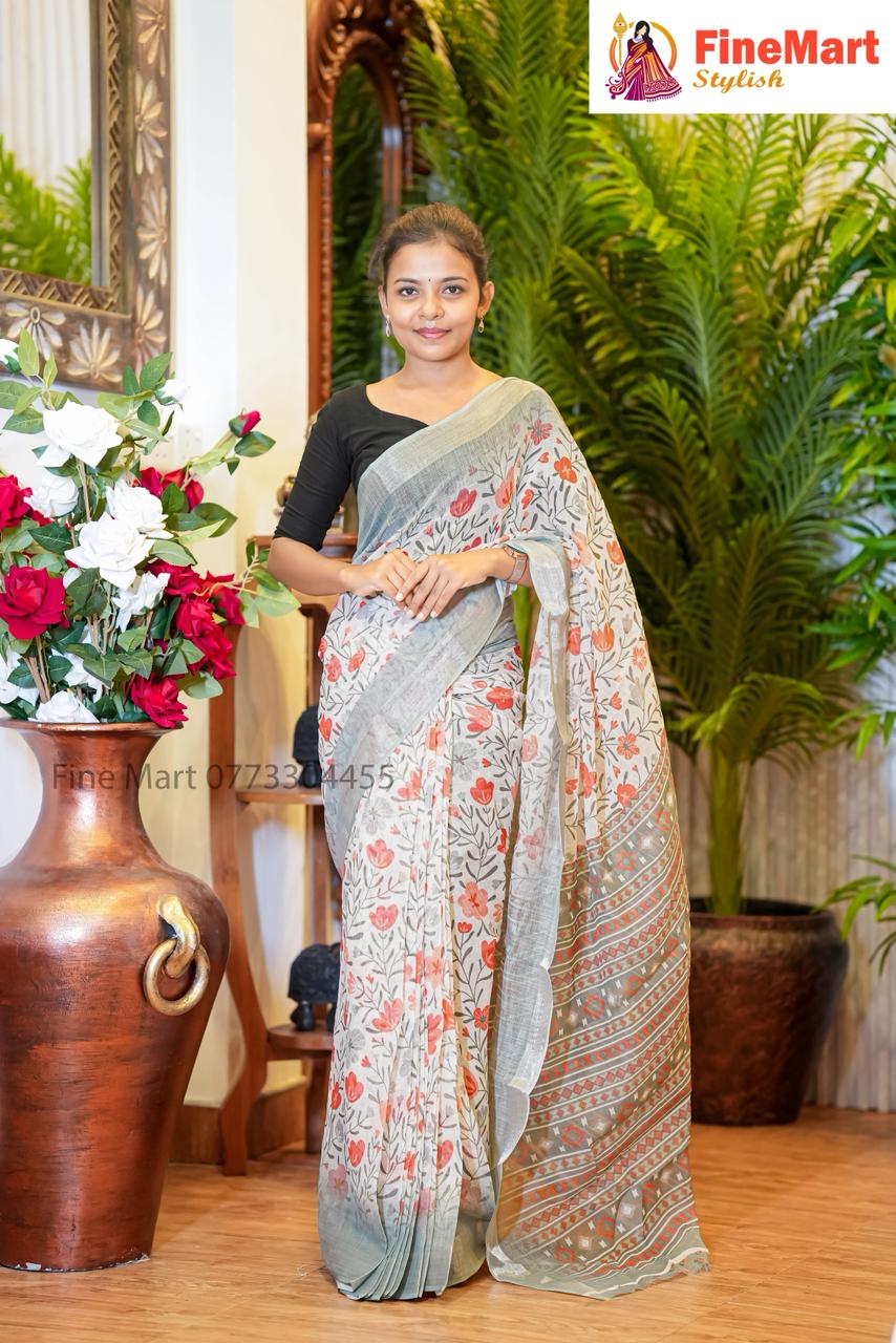 LINEN SAREE 62