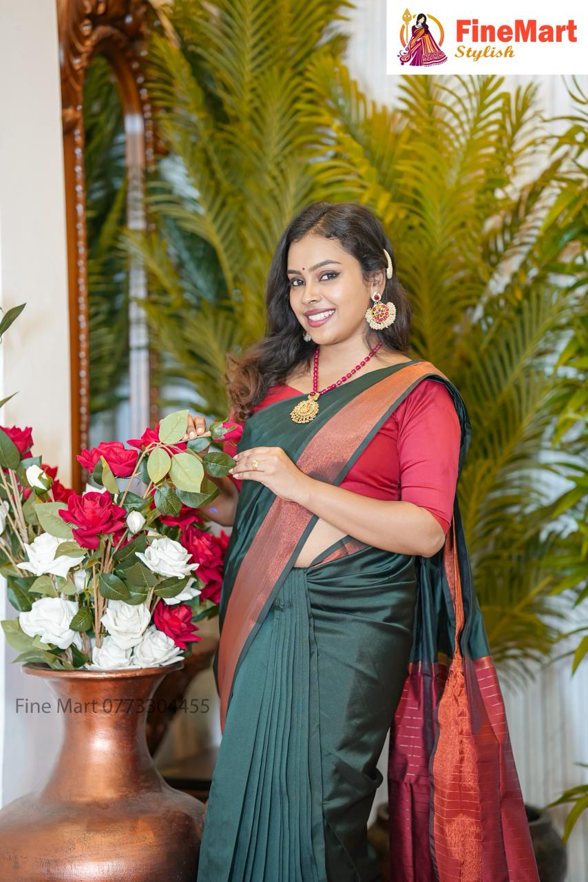 SILK COTTON SAREE DG