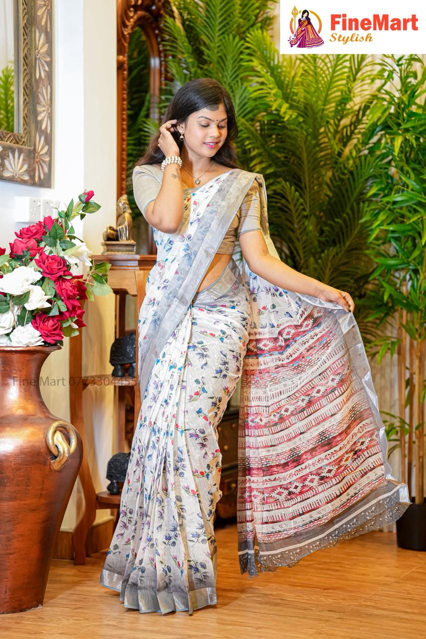 LINEN SAREE 66