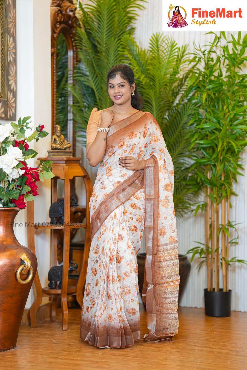 LINEN SAREE 57