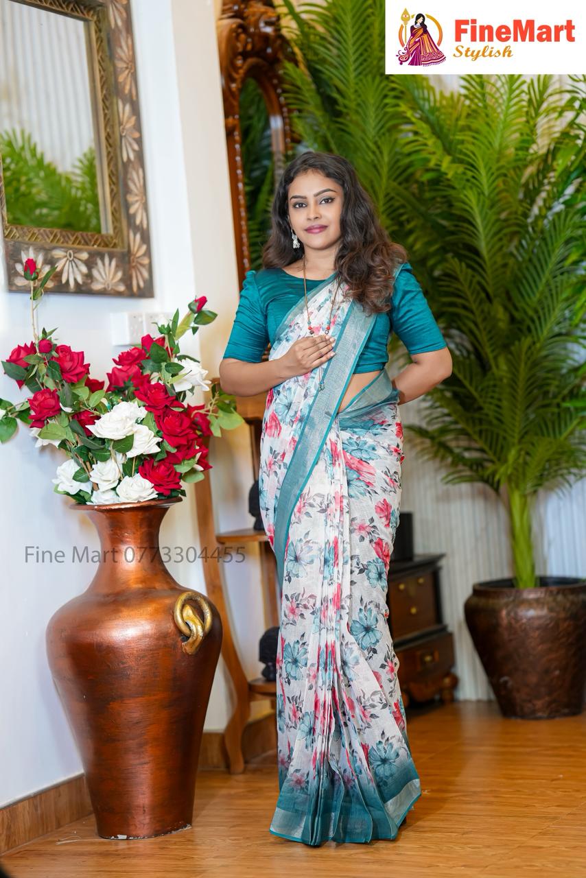 LINEN SAREE 53