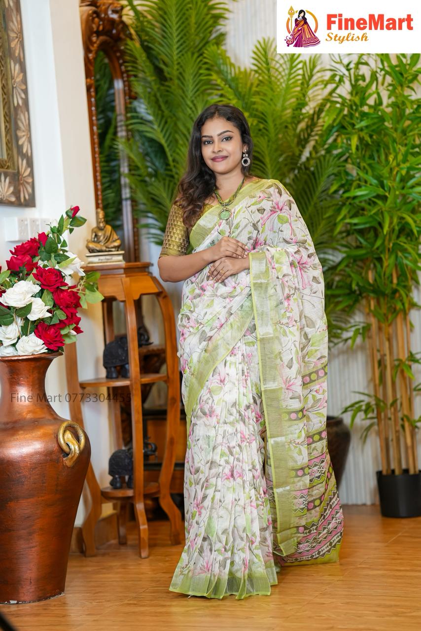 LINEN SAREE 51