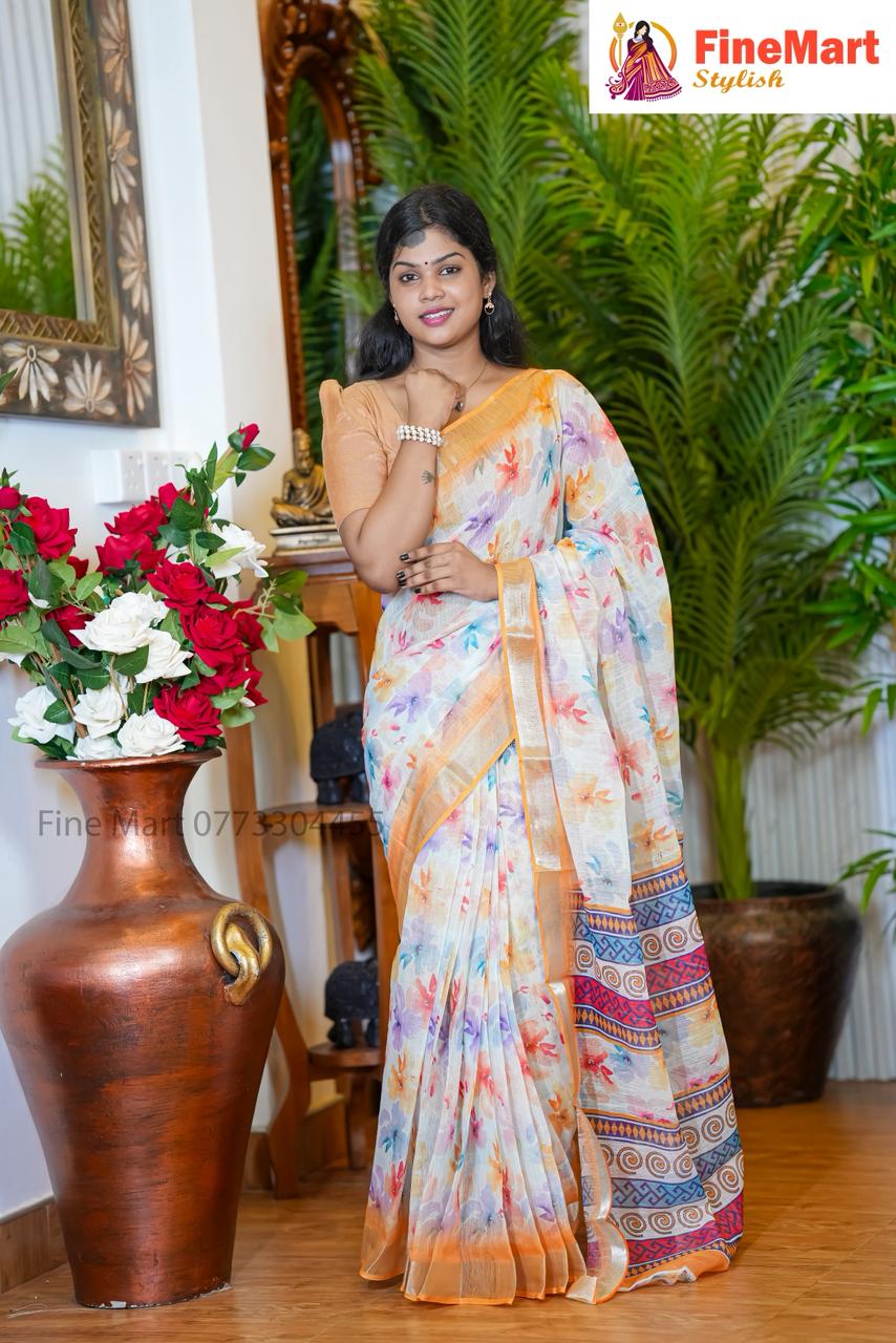 LINEN SAREE 50