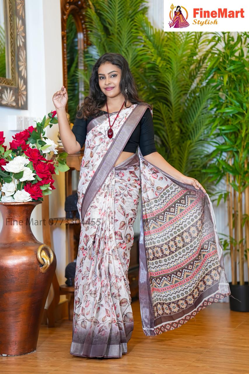LINEN SAREE 48